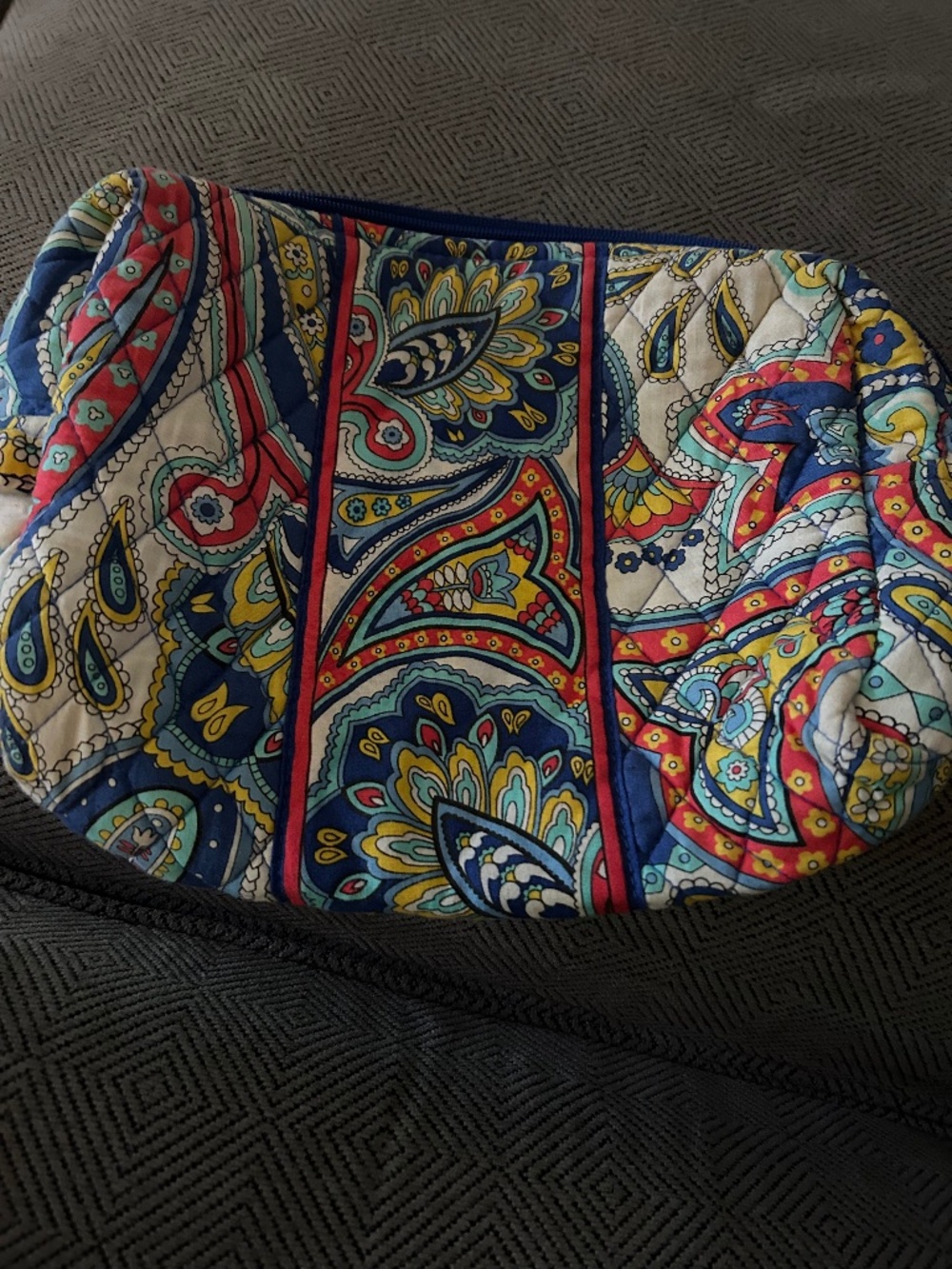 Vera Bradley paisley make up bag.